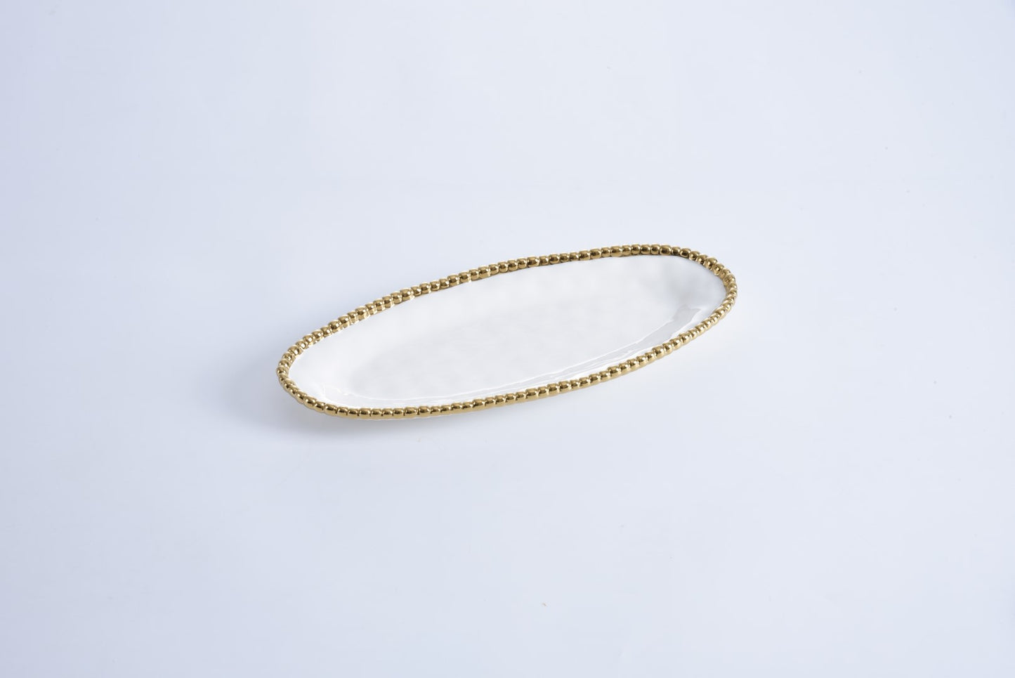 Pampa Bay Golden Salerno Small Oval Serving Piece