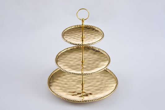 Pampa Bay 3 Tier Stand - Gold