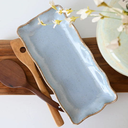 Appetizer Tray - Wisteria Blue