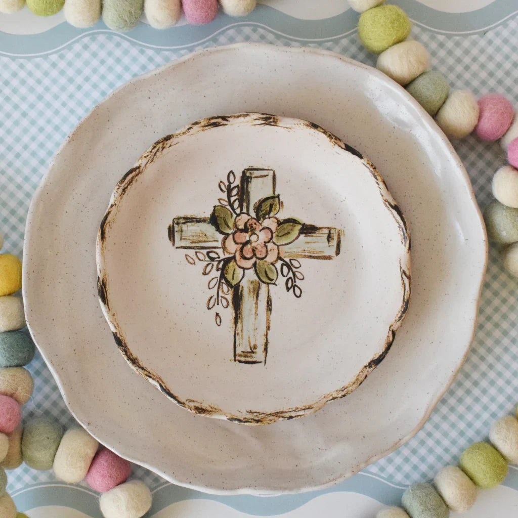 Etta B Floral Cross