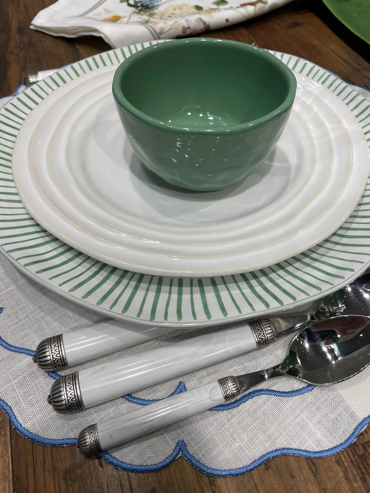 Madeira Fern Green Cereal Bowl