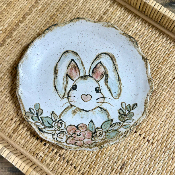 Etta B Spring Bunny Plate