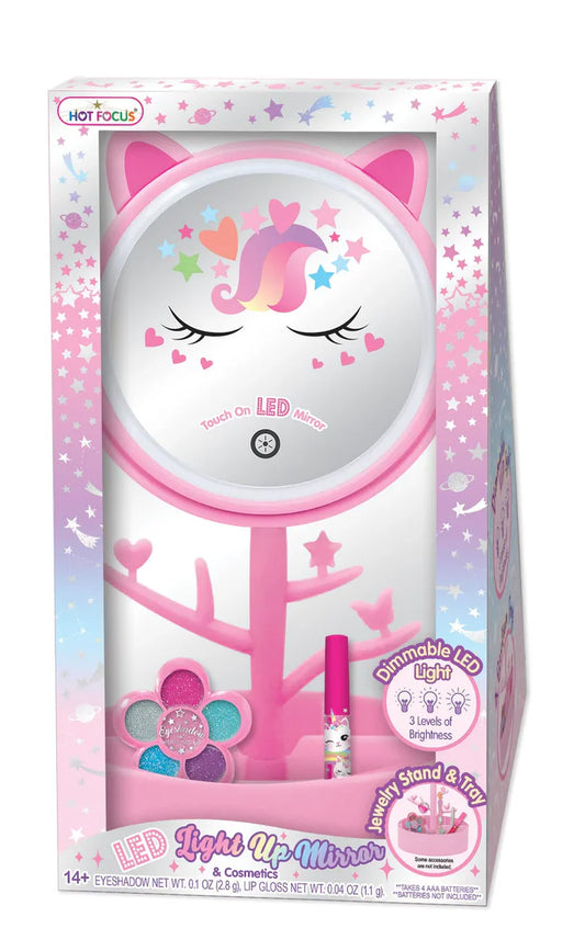 LED Light Up Mirror, Caticorn