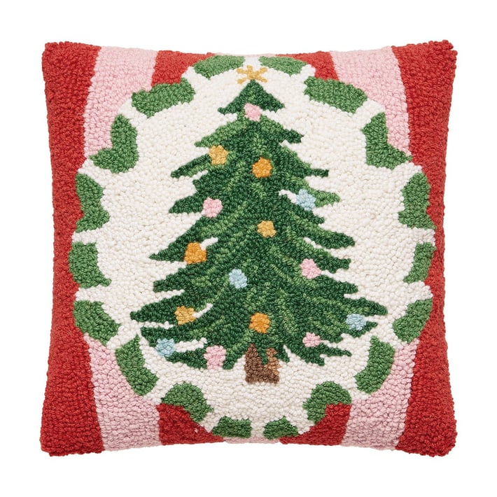 Holiday Frames Tree Hook Pillow