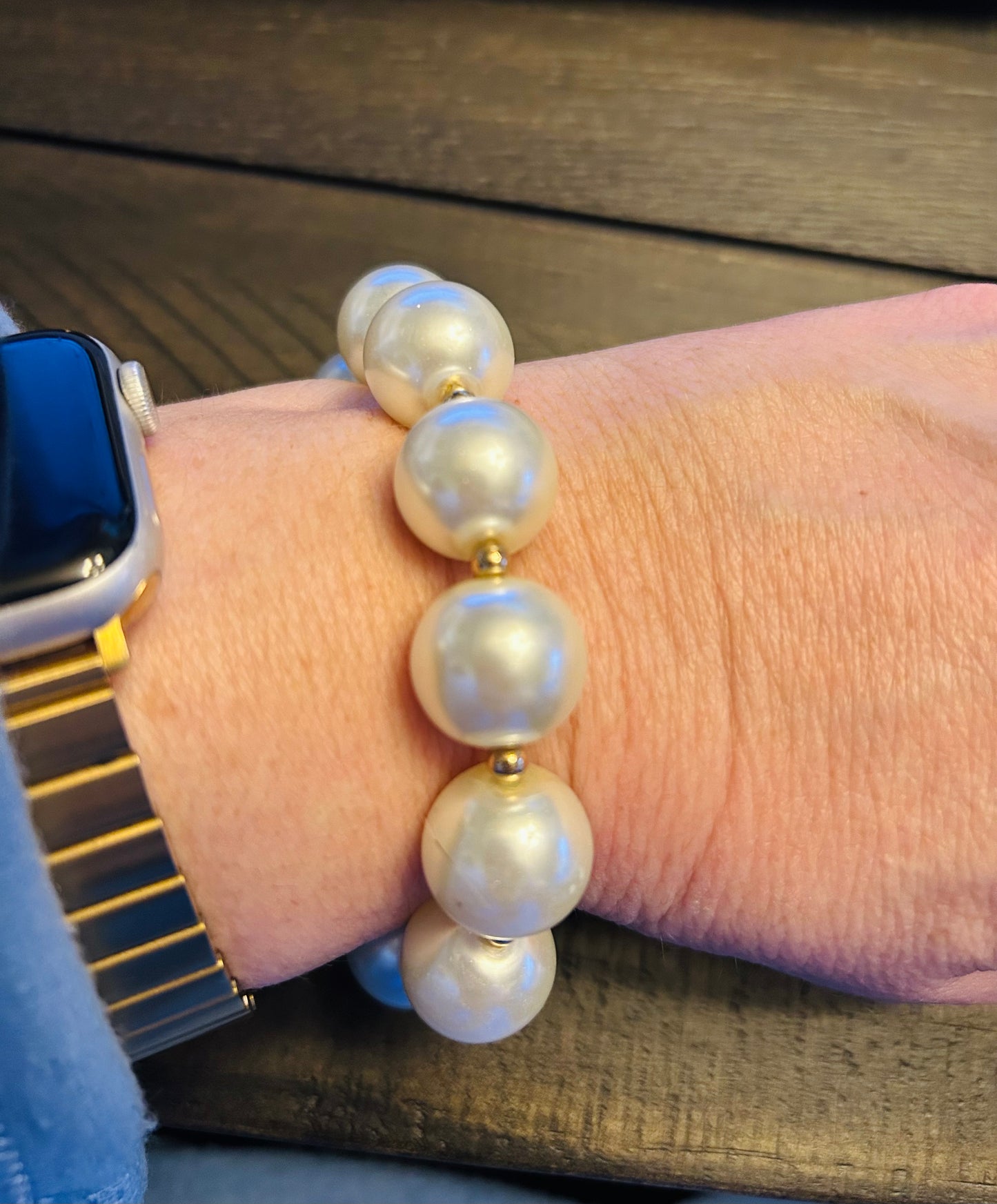 Large Pearl Bracelet
