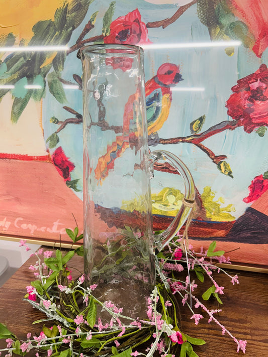 Hammered Tall Pitcher