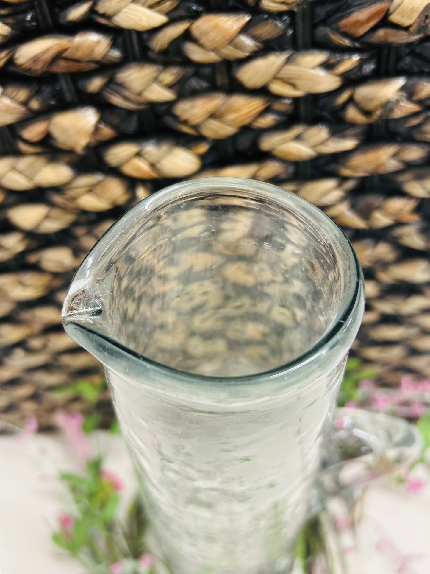 Hammered Tall Pitcher