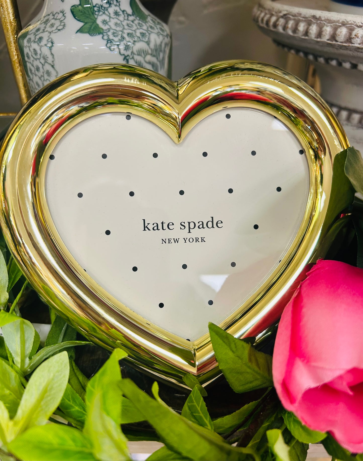 Kate Spade Gold Heart Picture Frame