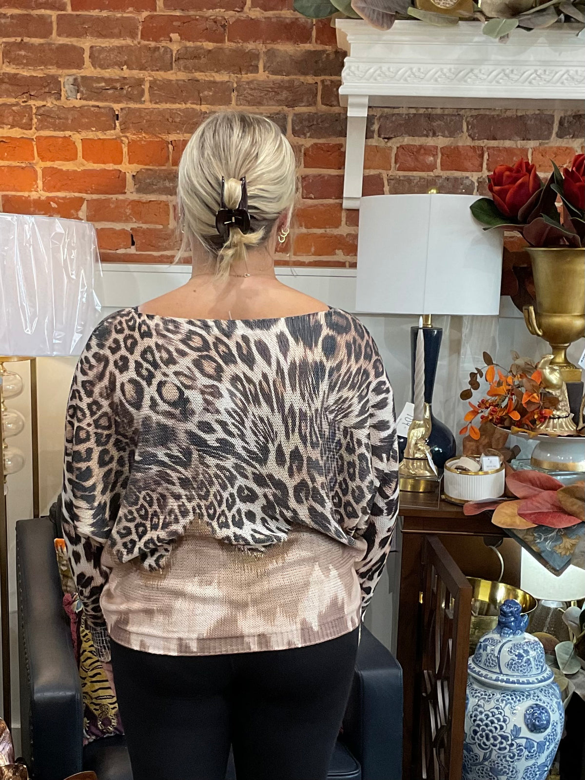 Leopard Print Sweater