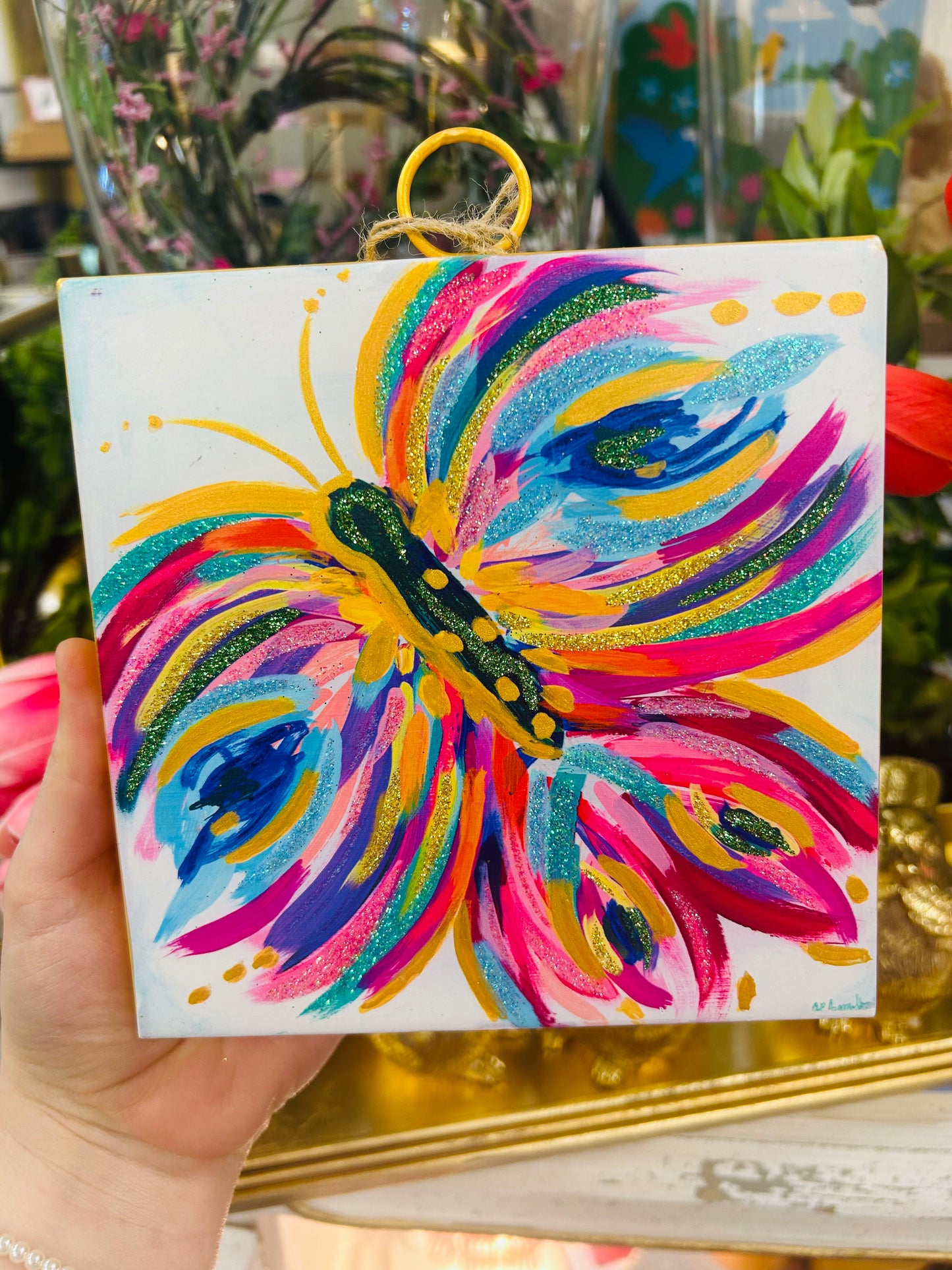 Artful Butterfly Canvas