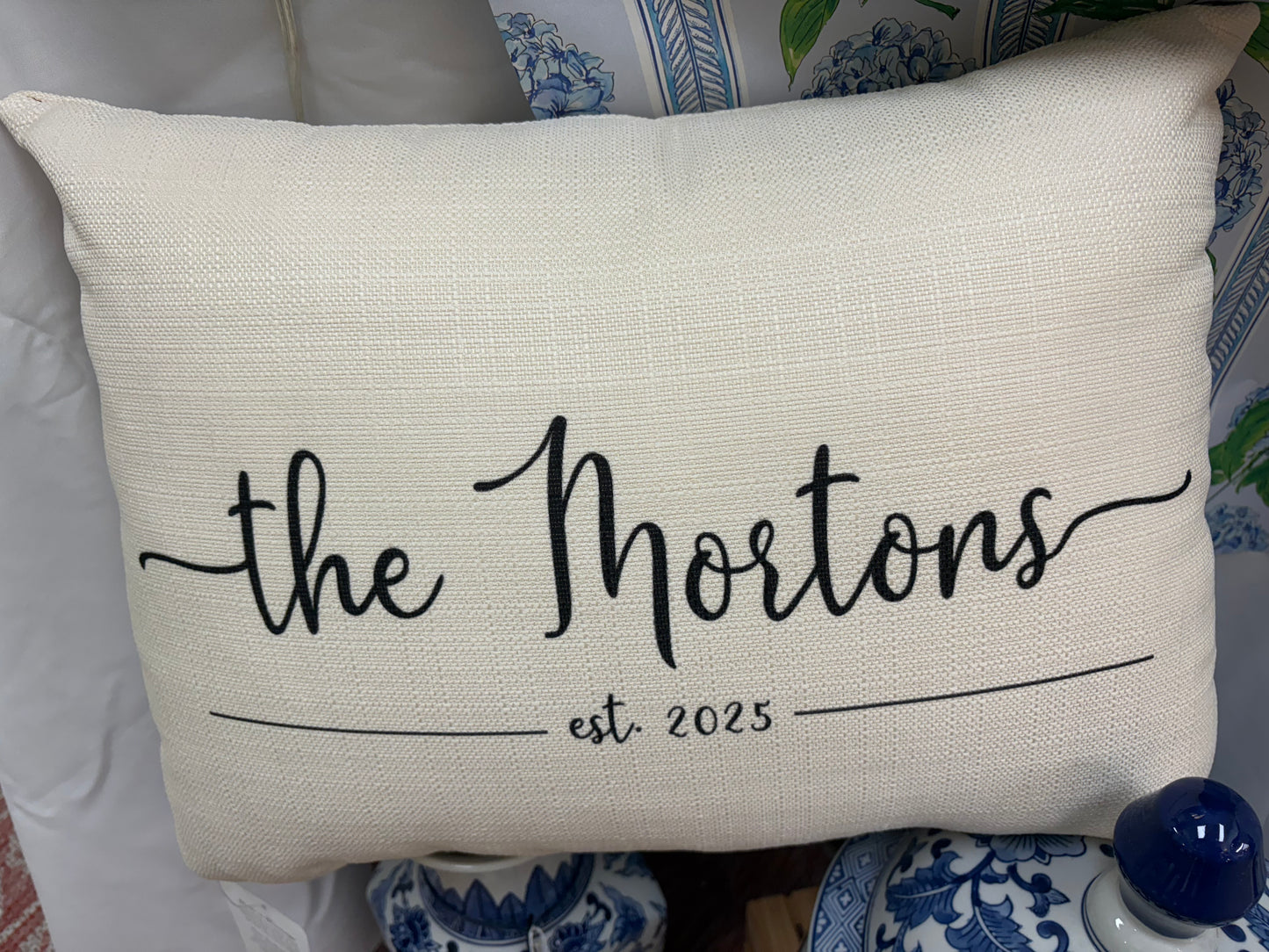 Little Birdie Personalized Pillow - Morton