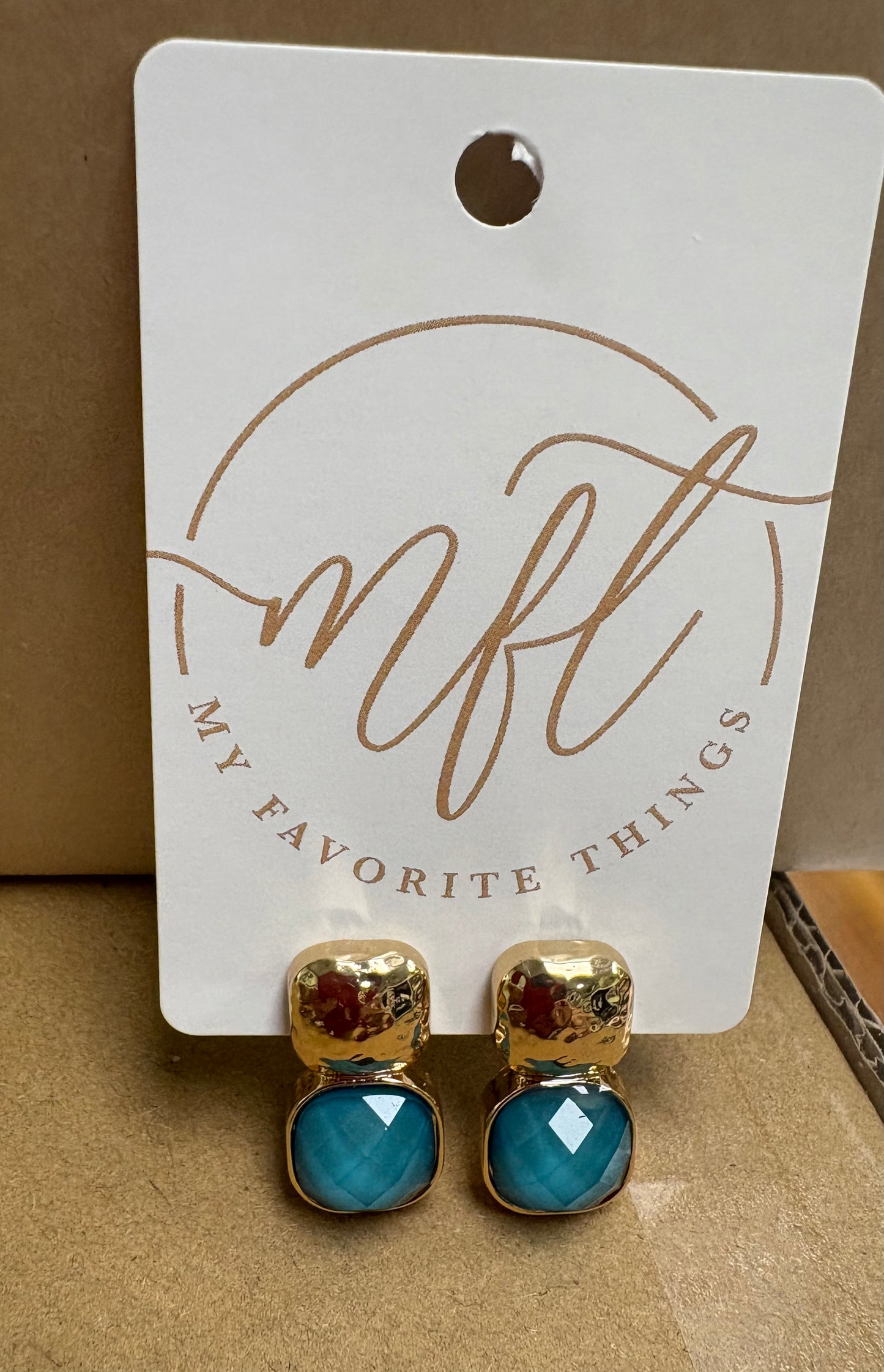 Jewel Tone and Gold  Earrings