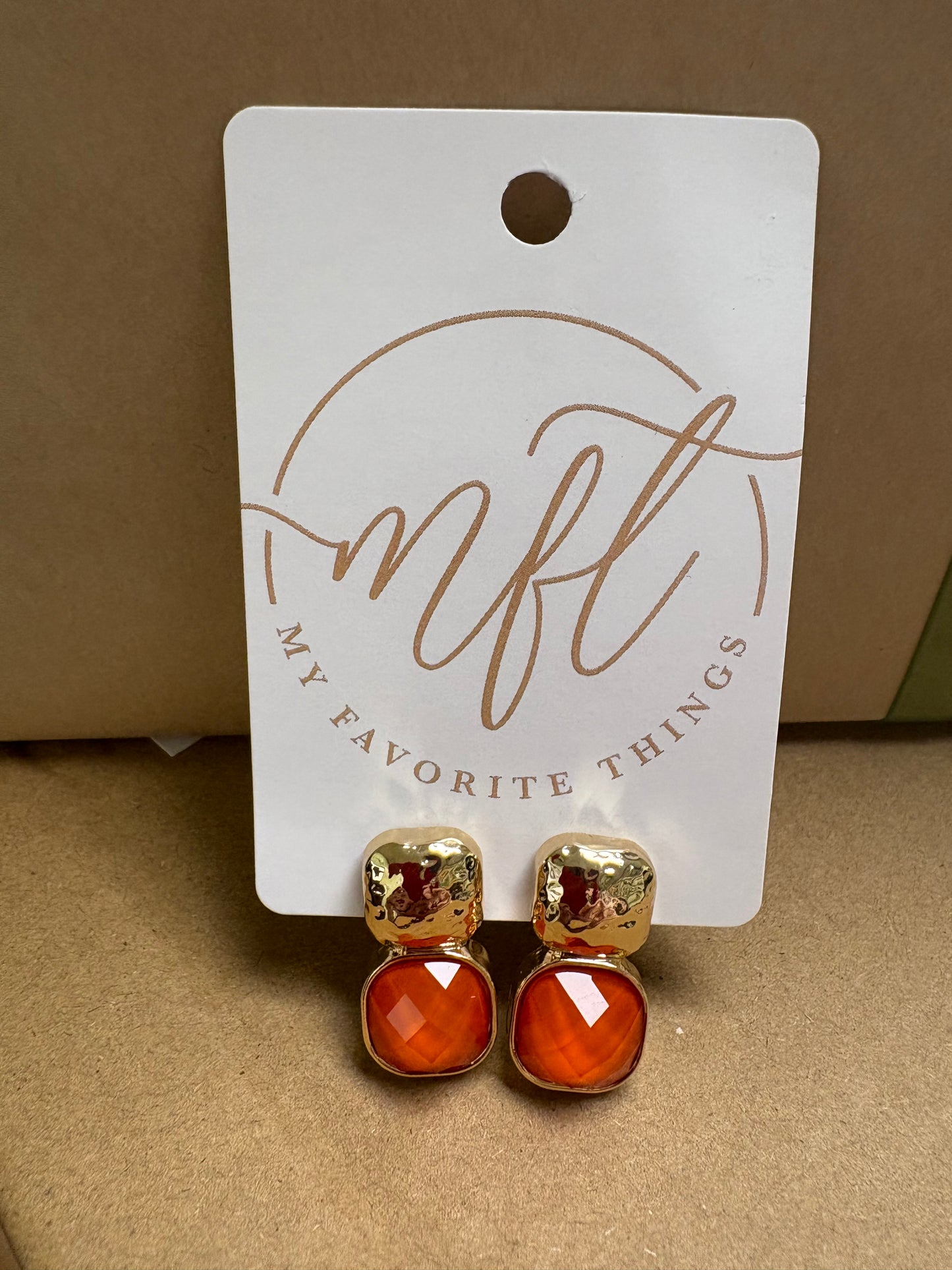 Jewel Tone and Gold  Earrings