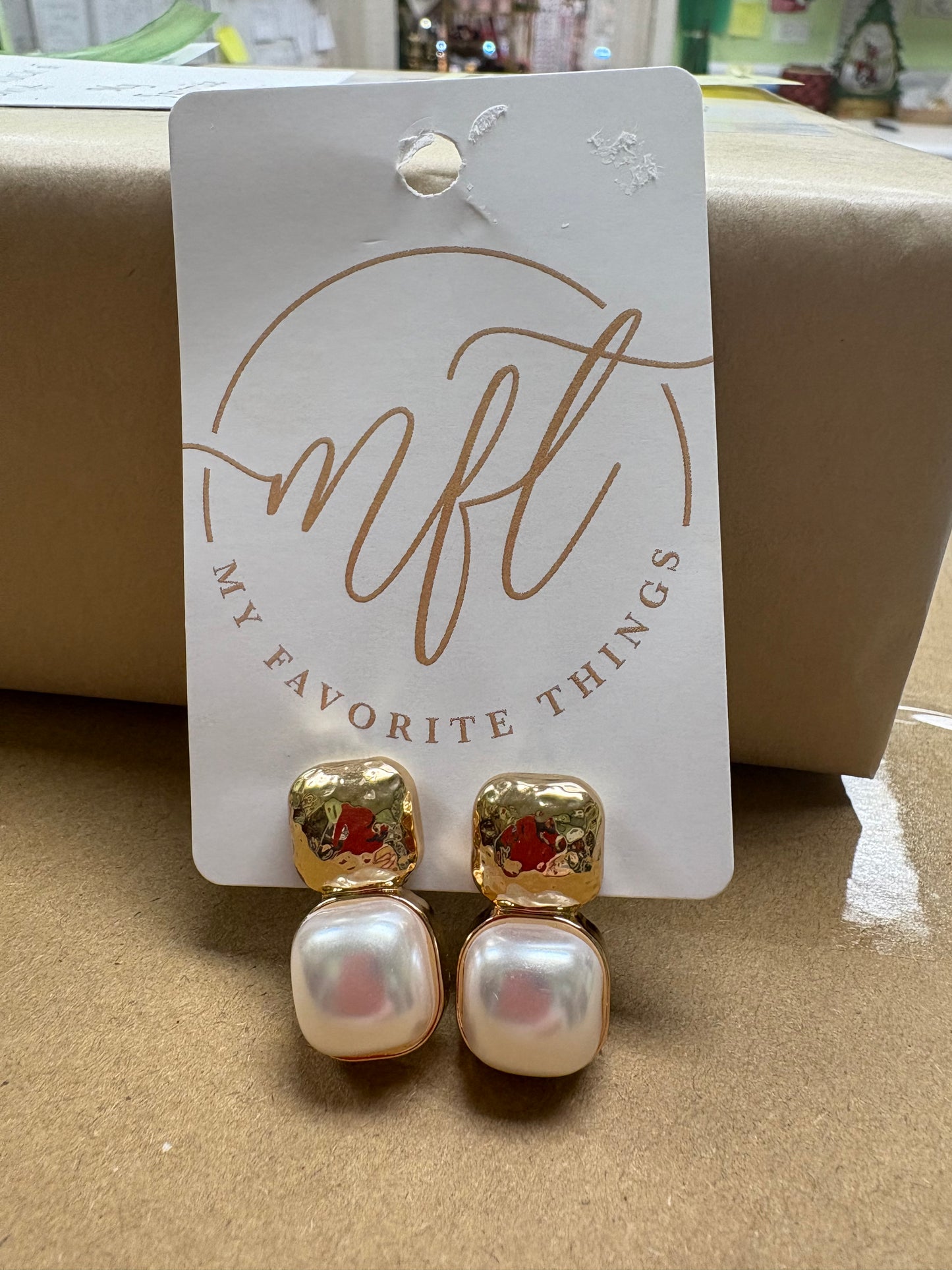 Jewel Tone and Gold  Earrings