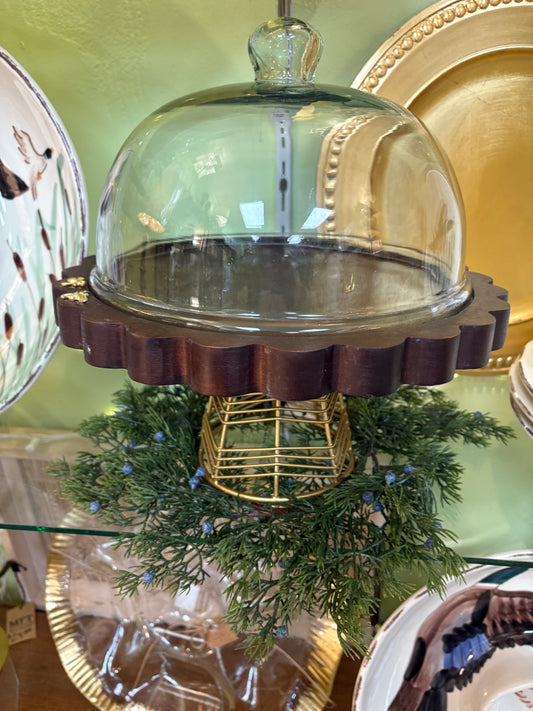 Cake Dome with Bees Detail