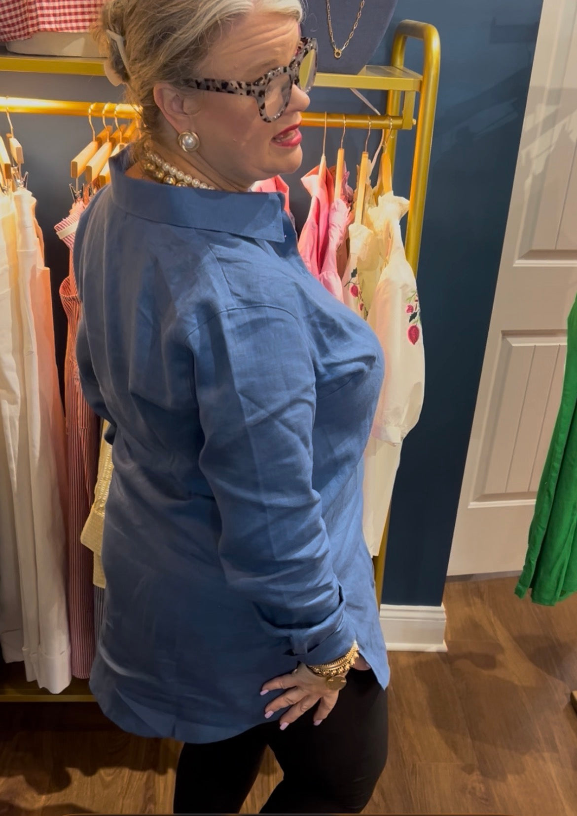 Christina Linen Tunic