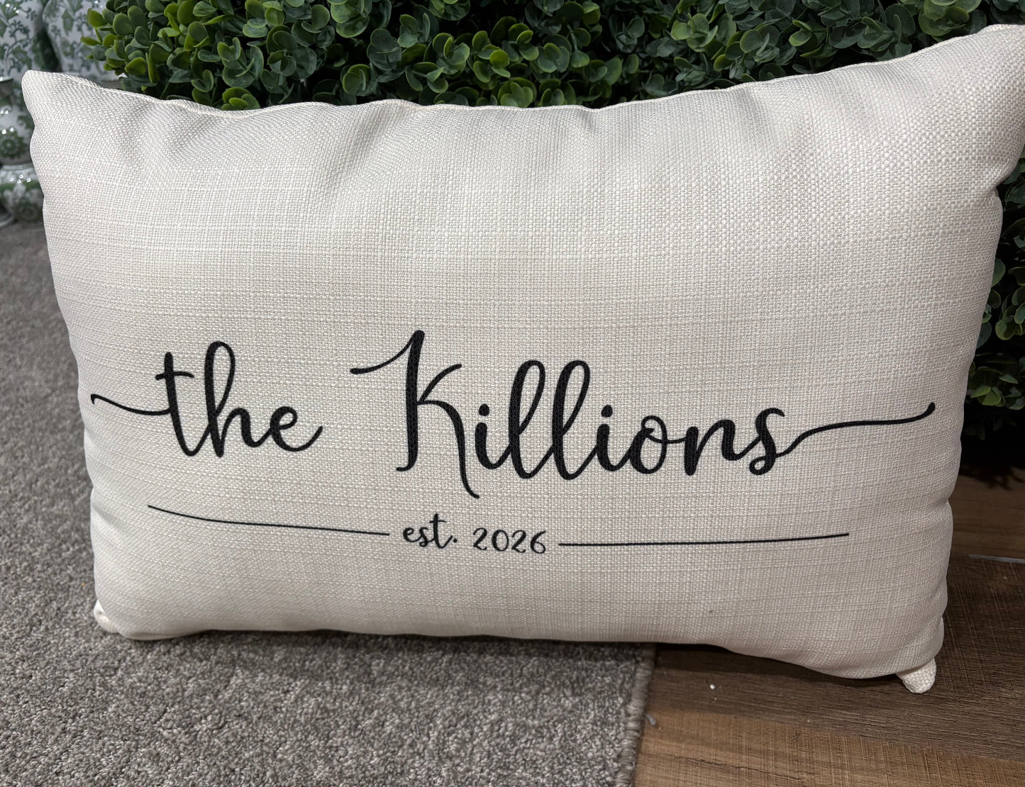 Killiion est 2026 Personalized Pillow