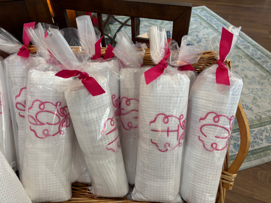Monogrammed Bath Wrap
