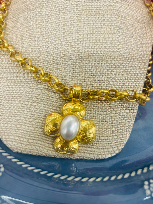 Golden Baroque Necklace