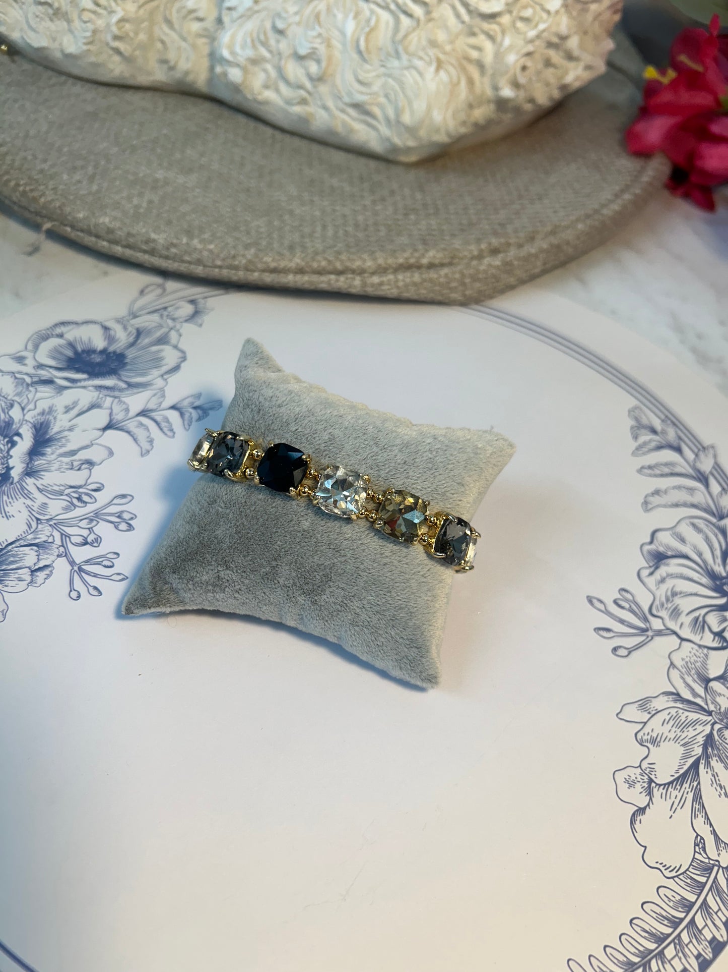 Shine Bright Black and Clear Bracelet