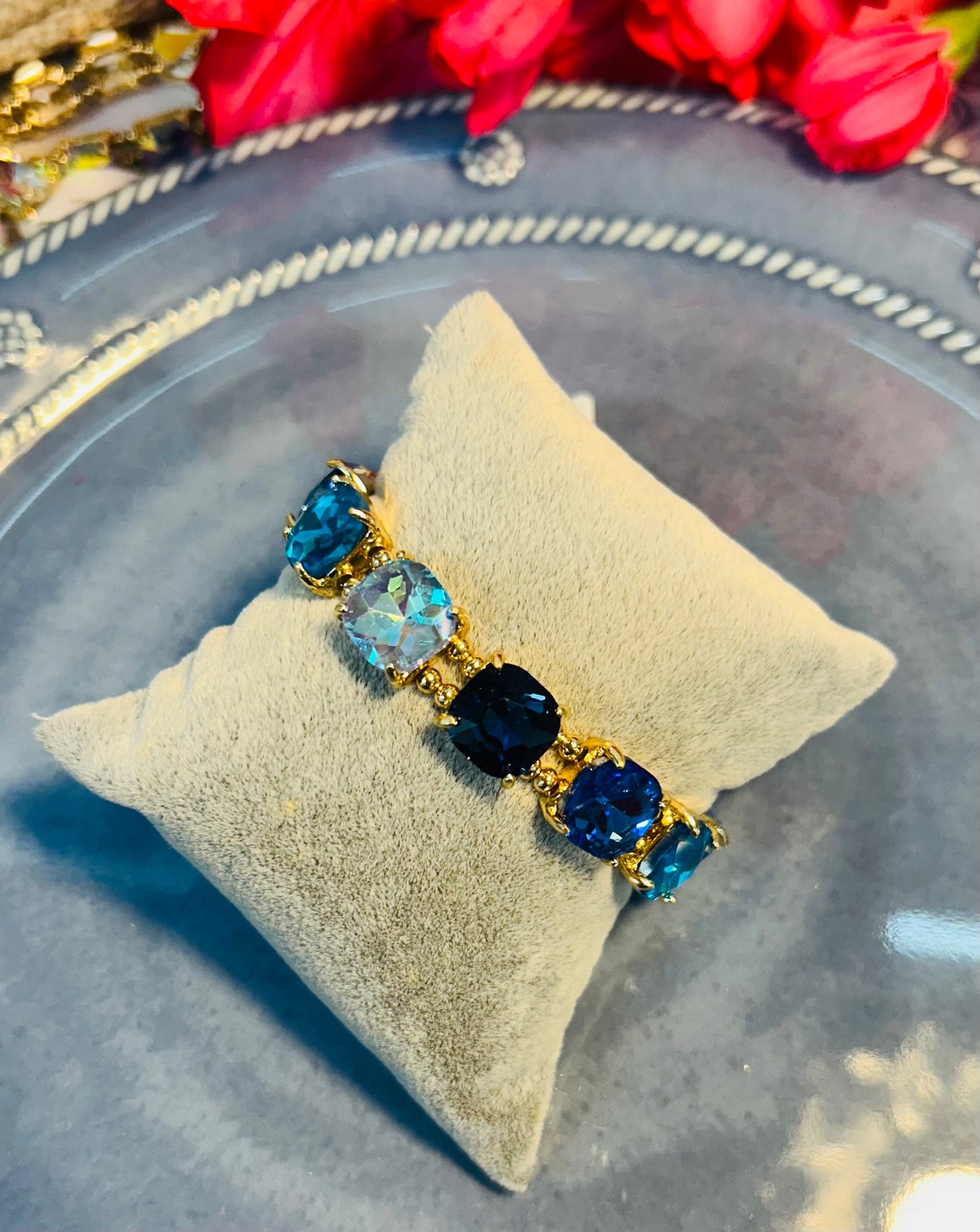 Shine Bright Blue Stone Bracelet