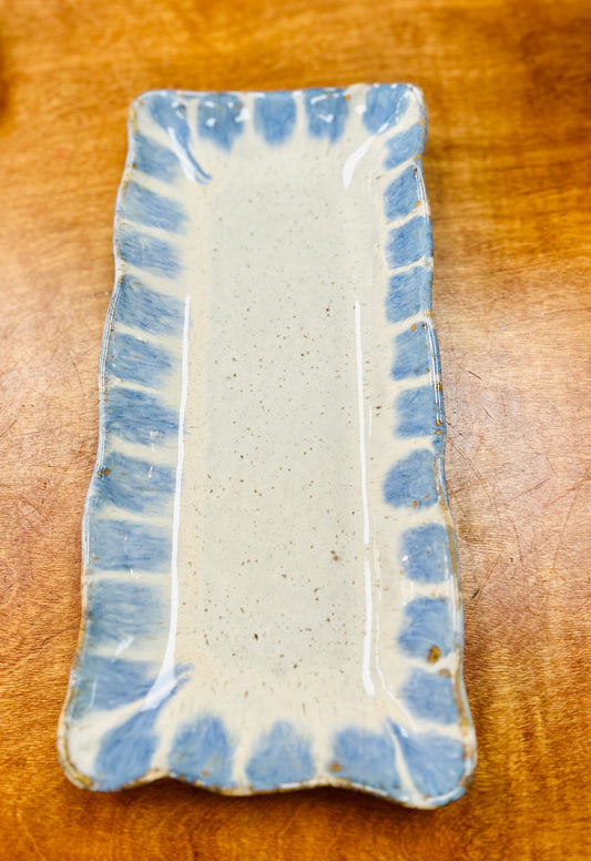 Appetizer Tray- Blue Willow