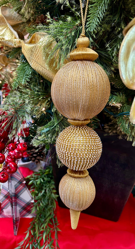 Gold Drop Ornament