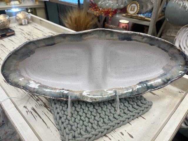 Etta B Two-sided oval tray