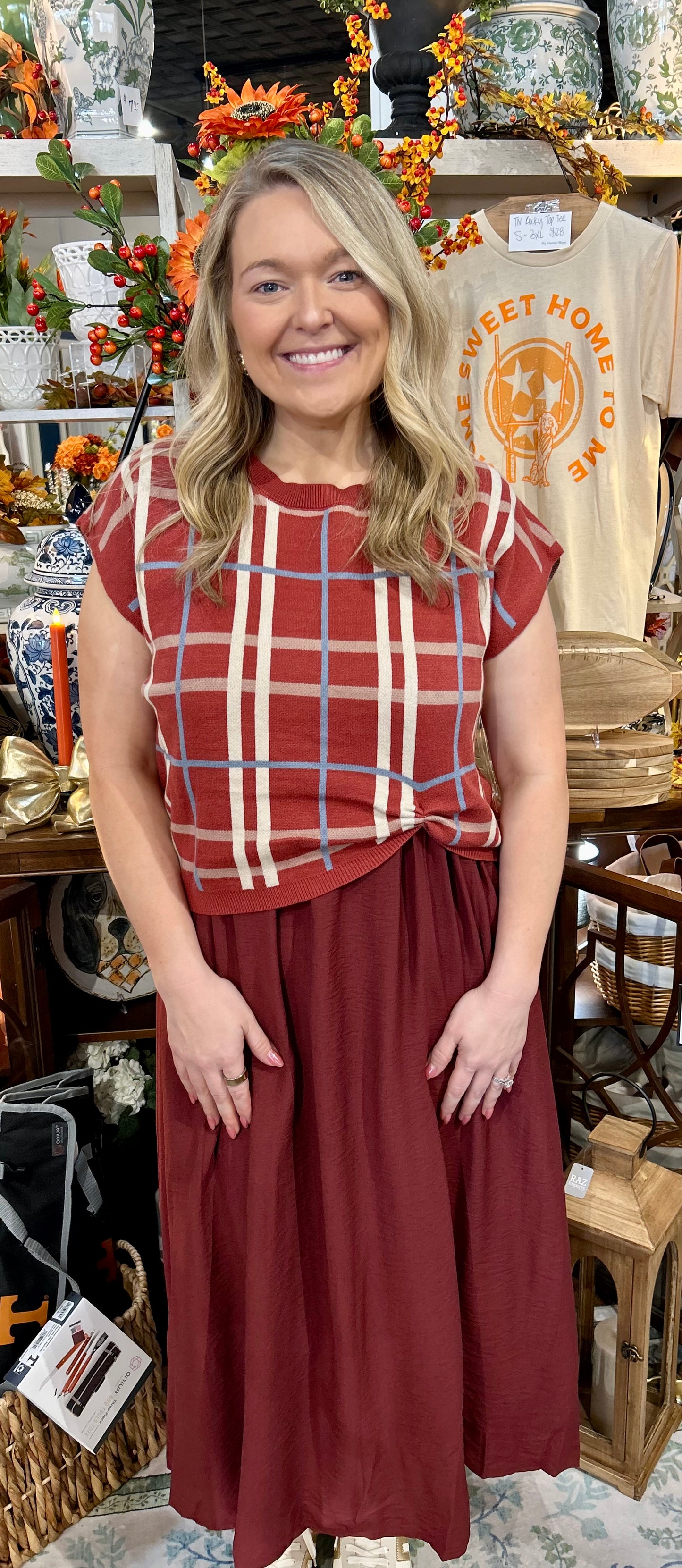 Harvest Harmony Midi Dress Set