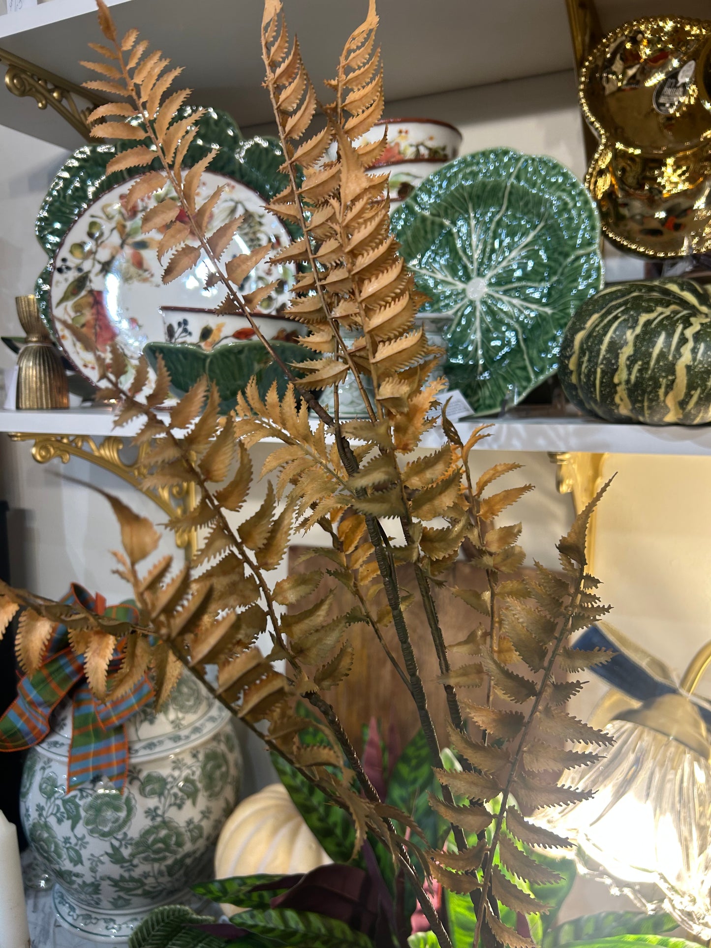Olive Green Fern Spray