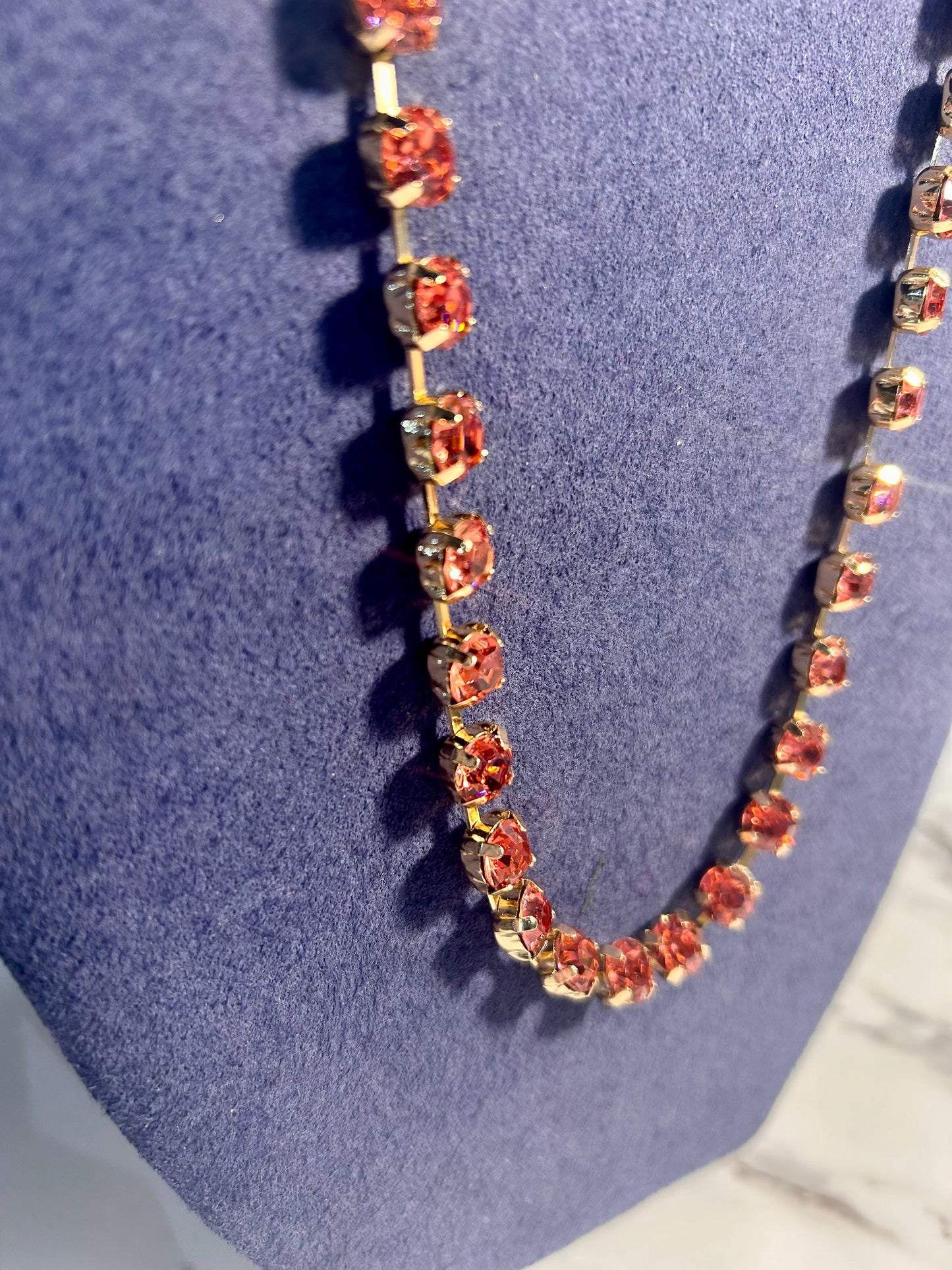Rose Crystal Magnetic Necklace
