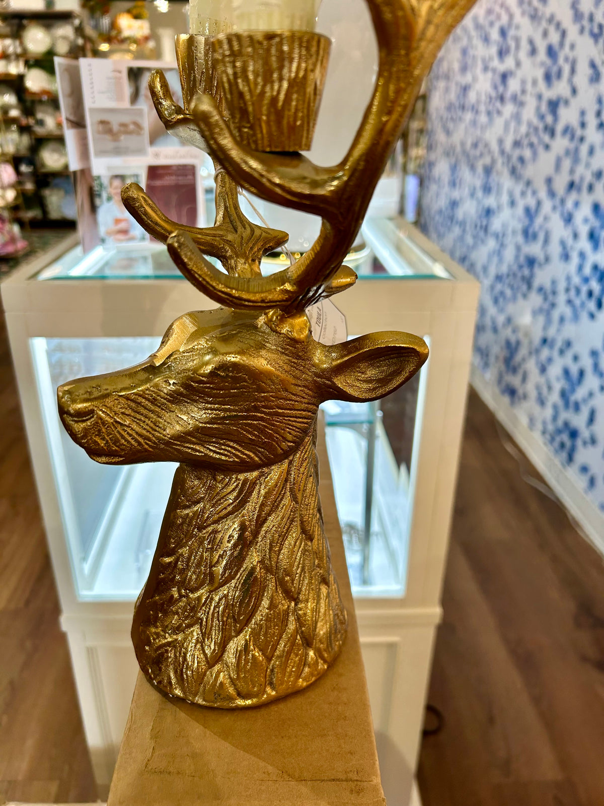 Reindeer Candle Holder 13 in