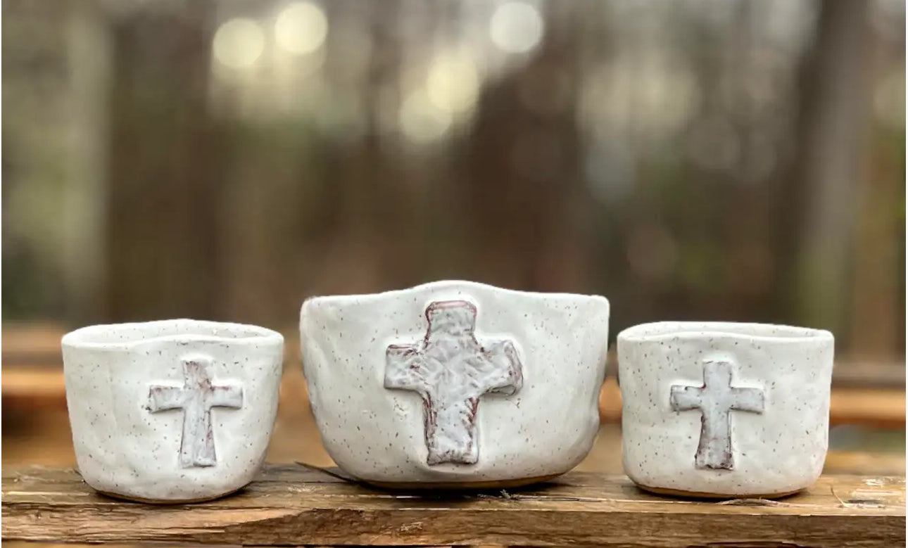 Handmade Pottery Candle