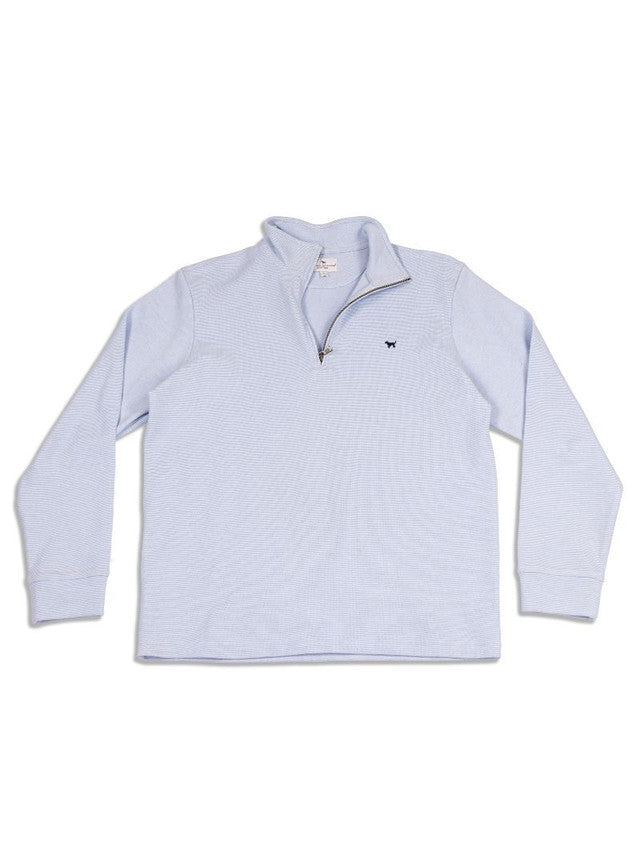 Light Blue Quarter Zip Jacket