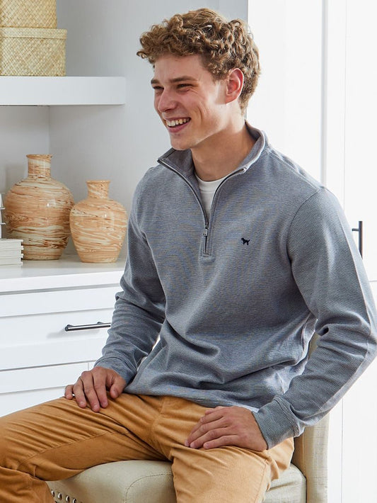 Gray Quarter Zip Jacket