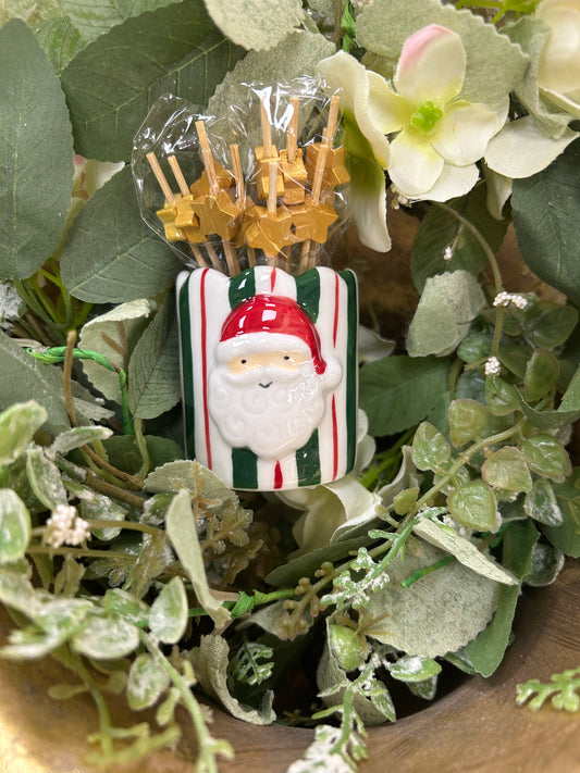 Santa Toothpick Holder