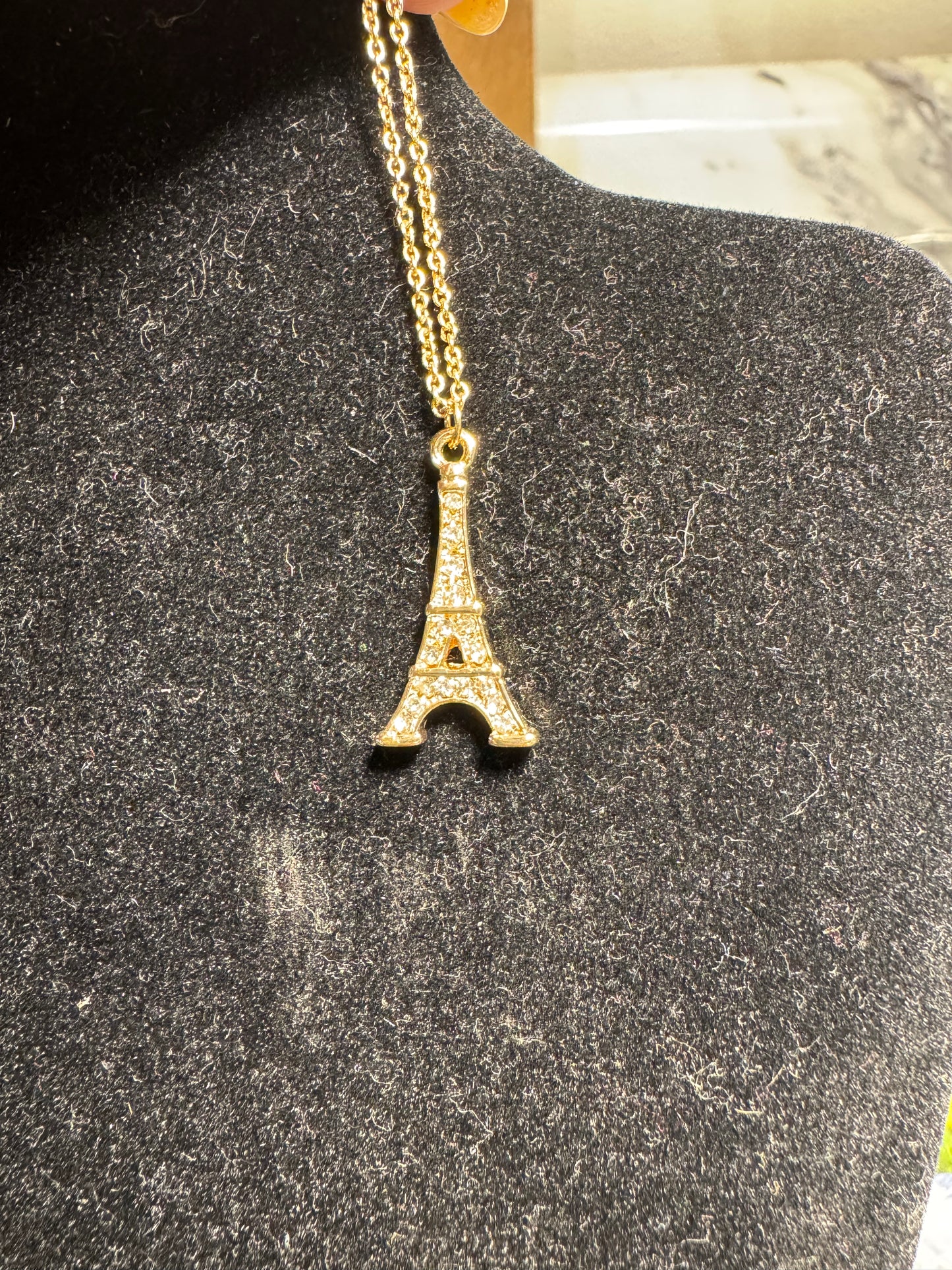 Eiffel Tower Pendant Necklace