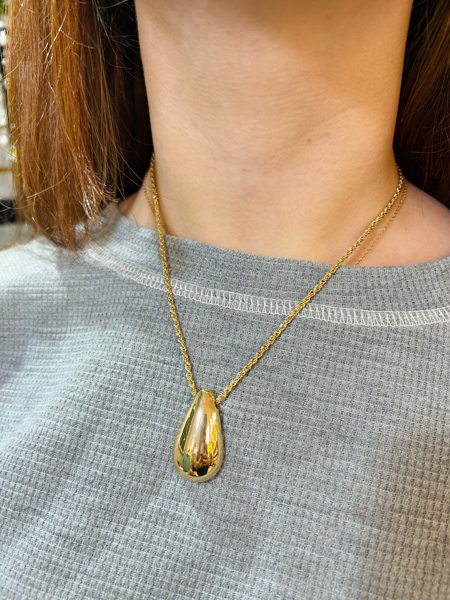 Gold Drop Necklace