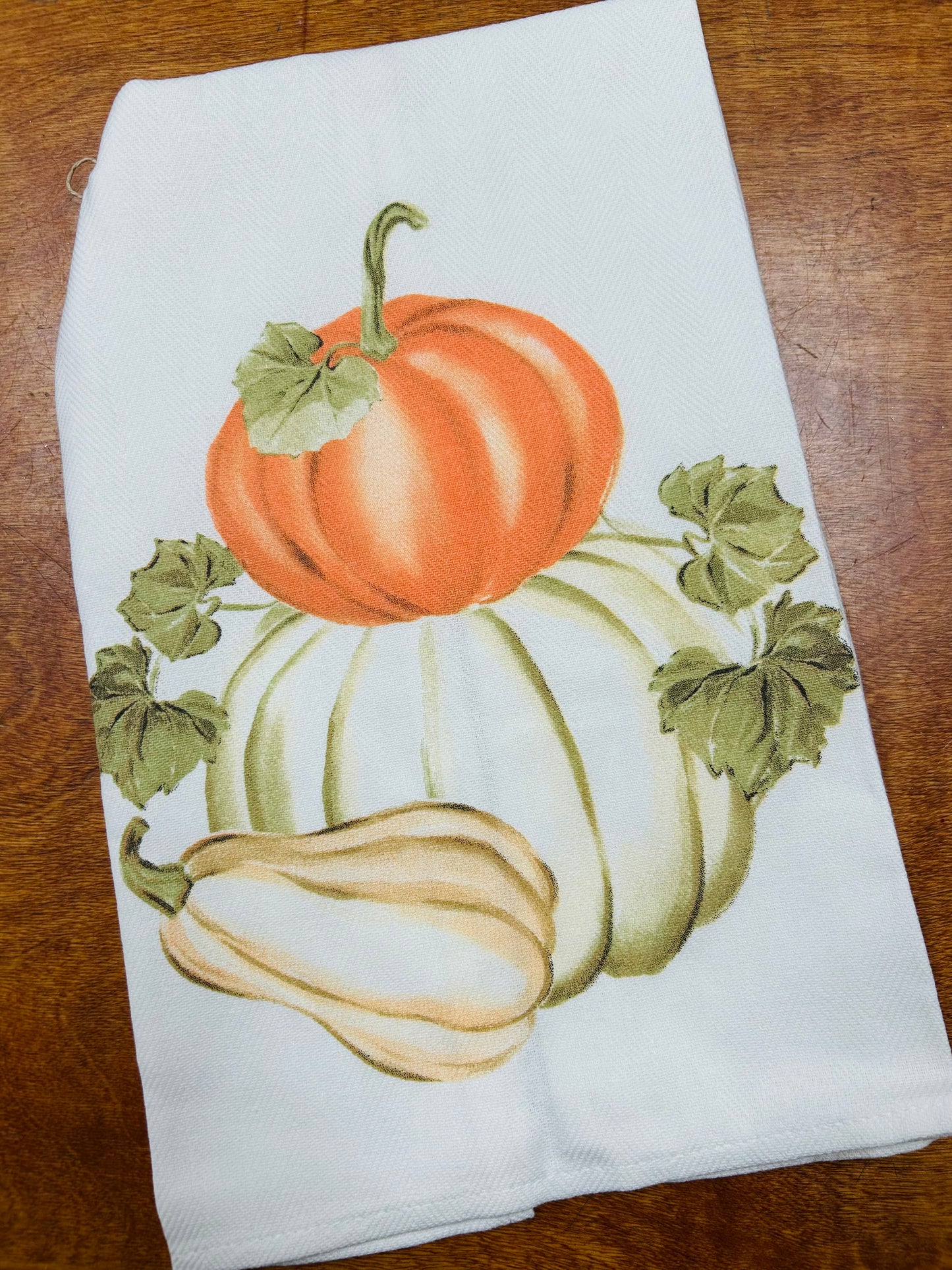 Pumpkin and Gourd Tea Towel