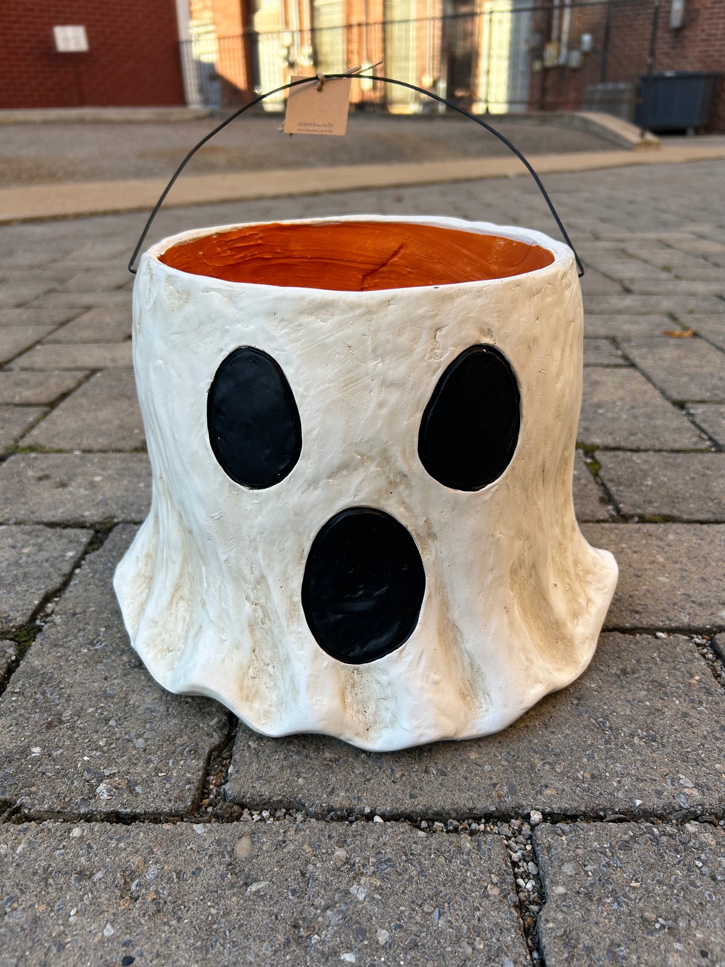 Large Ghost Trick or Treat Basket