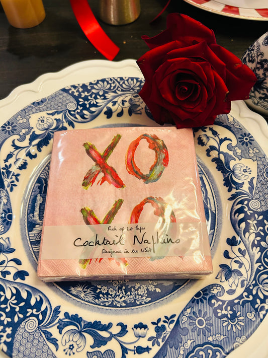 XOXO Cocktail Napkins