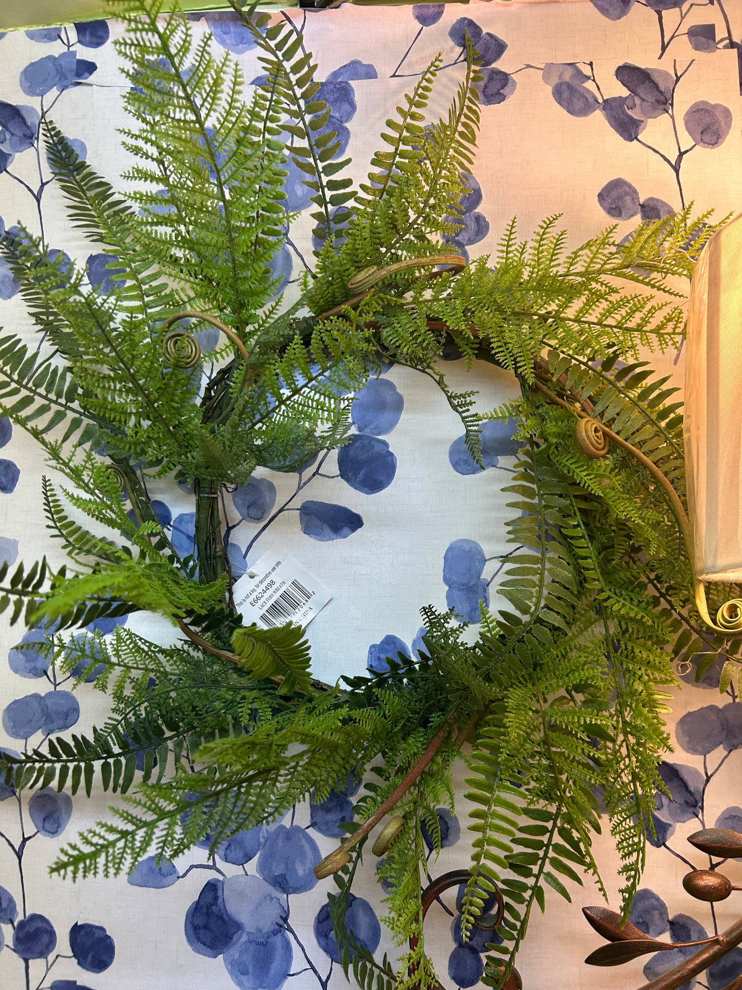 Mixed Fern Wreath