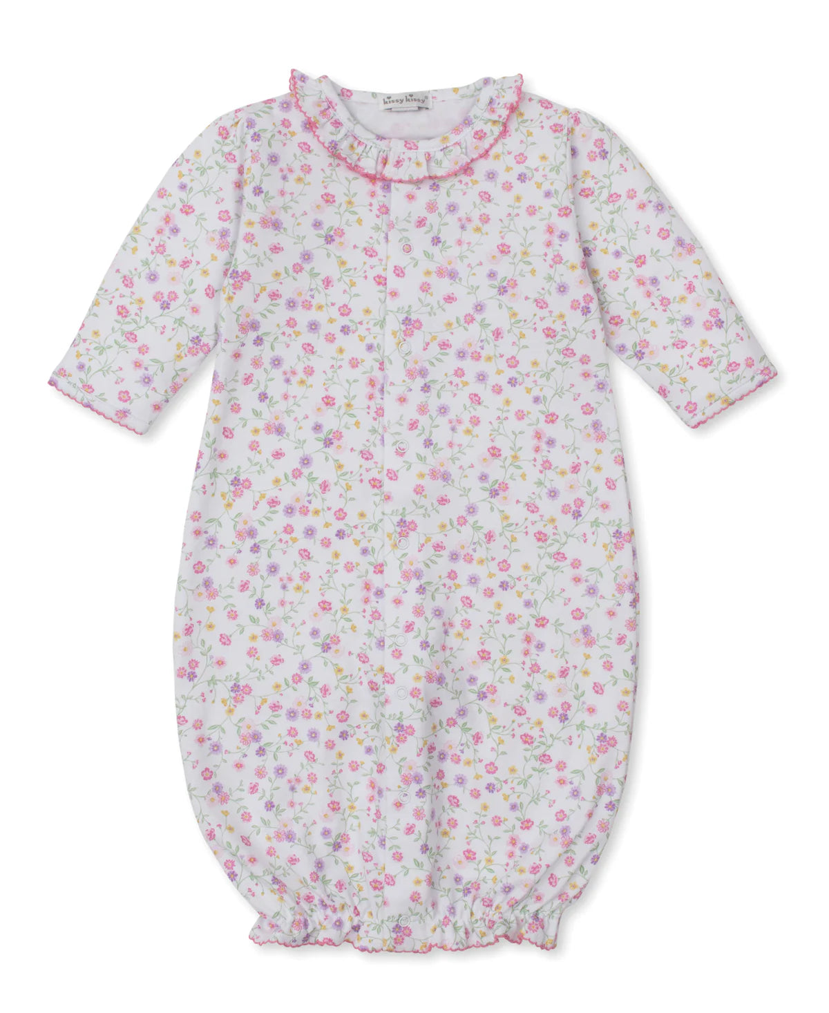 Autumn Blossoms Smocked Convertible Gown