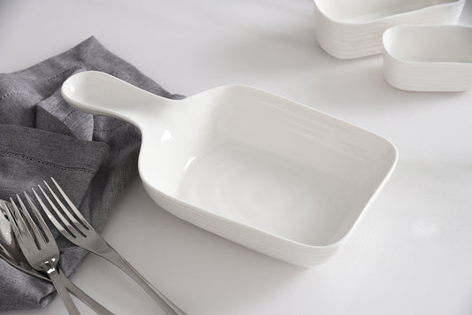 Le Blanc Server with Handle
