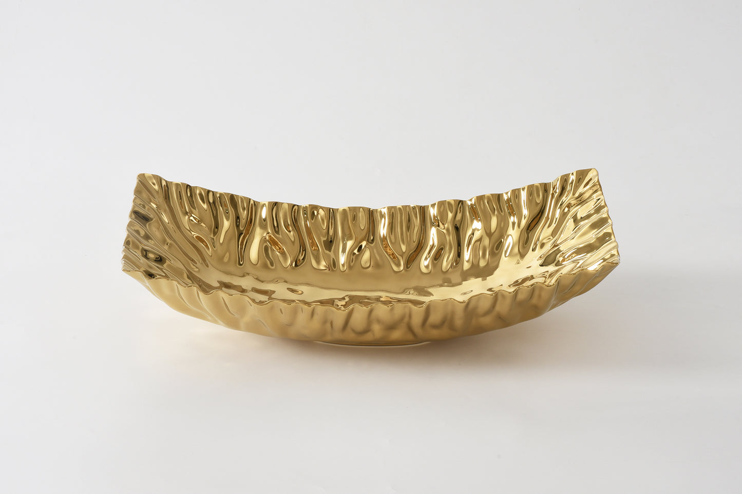 Pampa Bay Rectangular Centerpiece - Gold