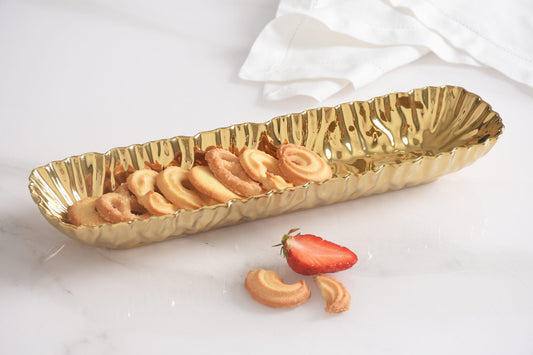 Pampa Bay Cracker Tray - Gold