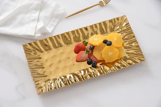 Pampa Bay Ruffled Rectangular Tray