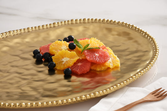 Pampa Bay Large Oval Platter - Gold