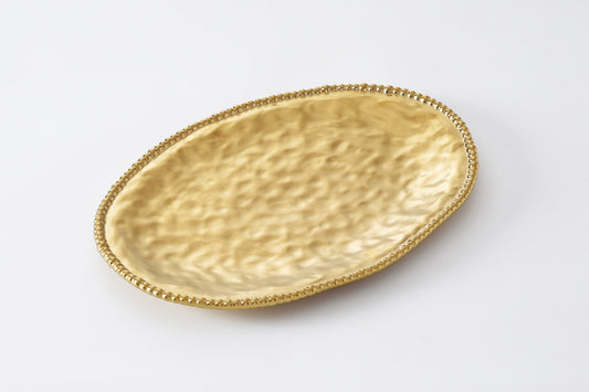 Pampa Bay Large Oval Platter - Gold