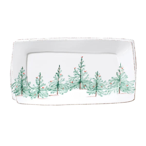 Lastra Holiday Melamine Rectangle Platter